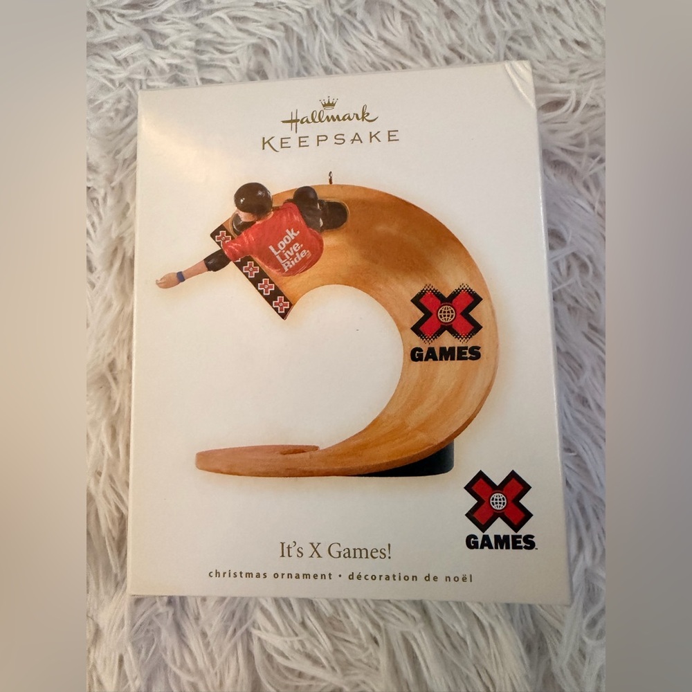 Hallmark Keepsake X Games Ornament - ESPN skateboard track NWT Rare Find